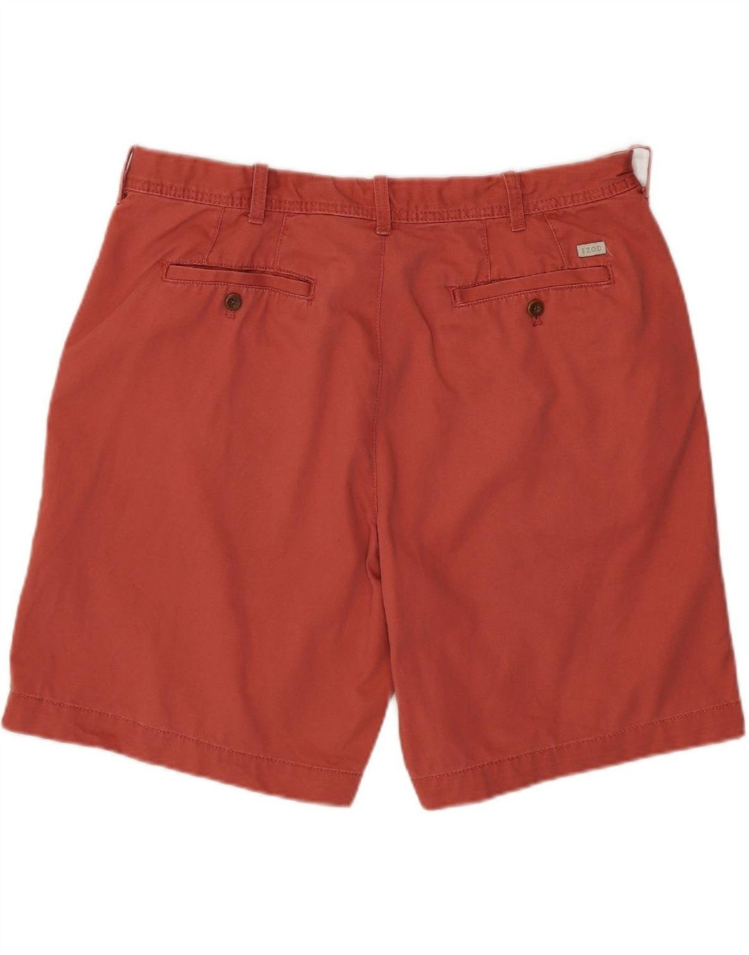 IZOD Mens Chino Shorts W36 Grande Algodão Rosa