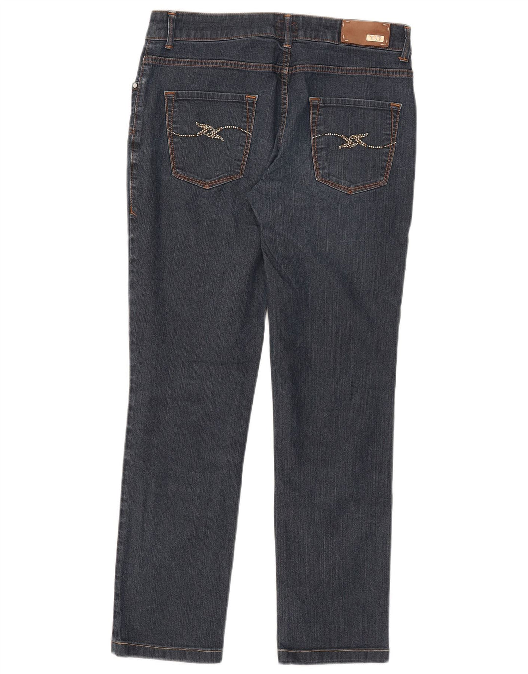 Trussardi Jeans Slim Feminino W28 L28 Azul Algodão