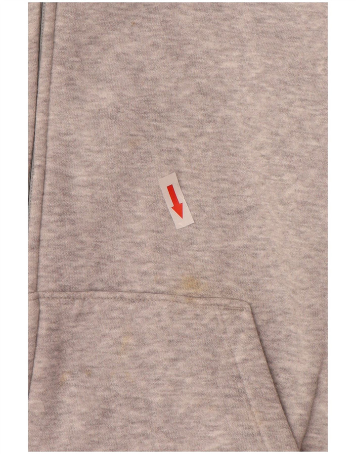 Puma Womens Tracksuit Top Jacket UK 14 Grande Algodão Cinza