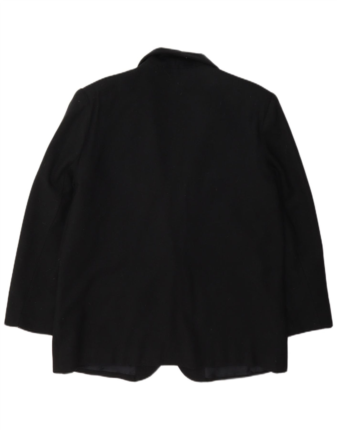 Jaqueta blazer feminina Sag Harbor com 1 botão Reino Unido 14 grande lã preta