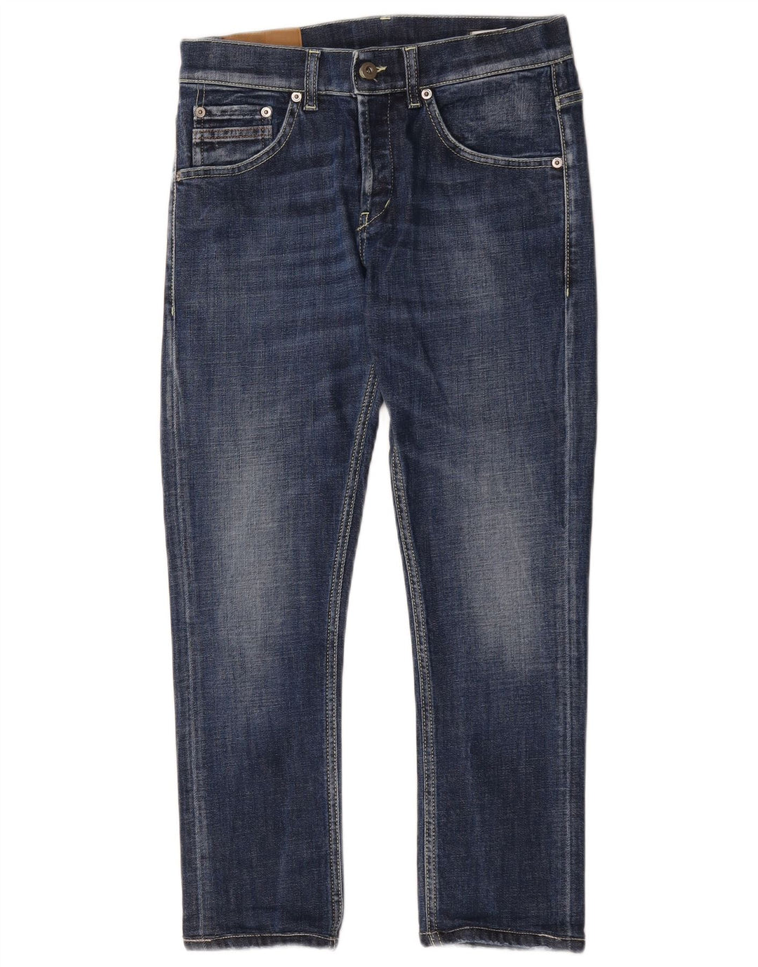 Dondup feminino Ritchie skinny jeans W29 L25 algodão azul