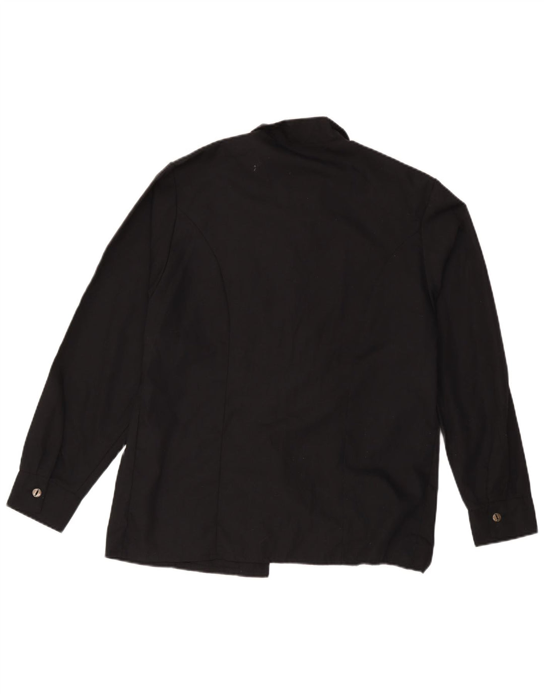 Camisa masculina Mary Coppinger poliéster preto médio