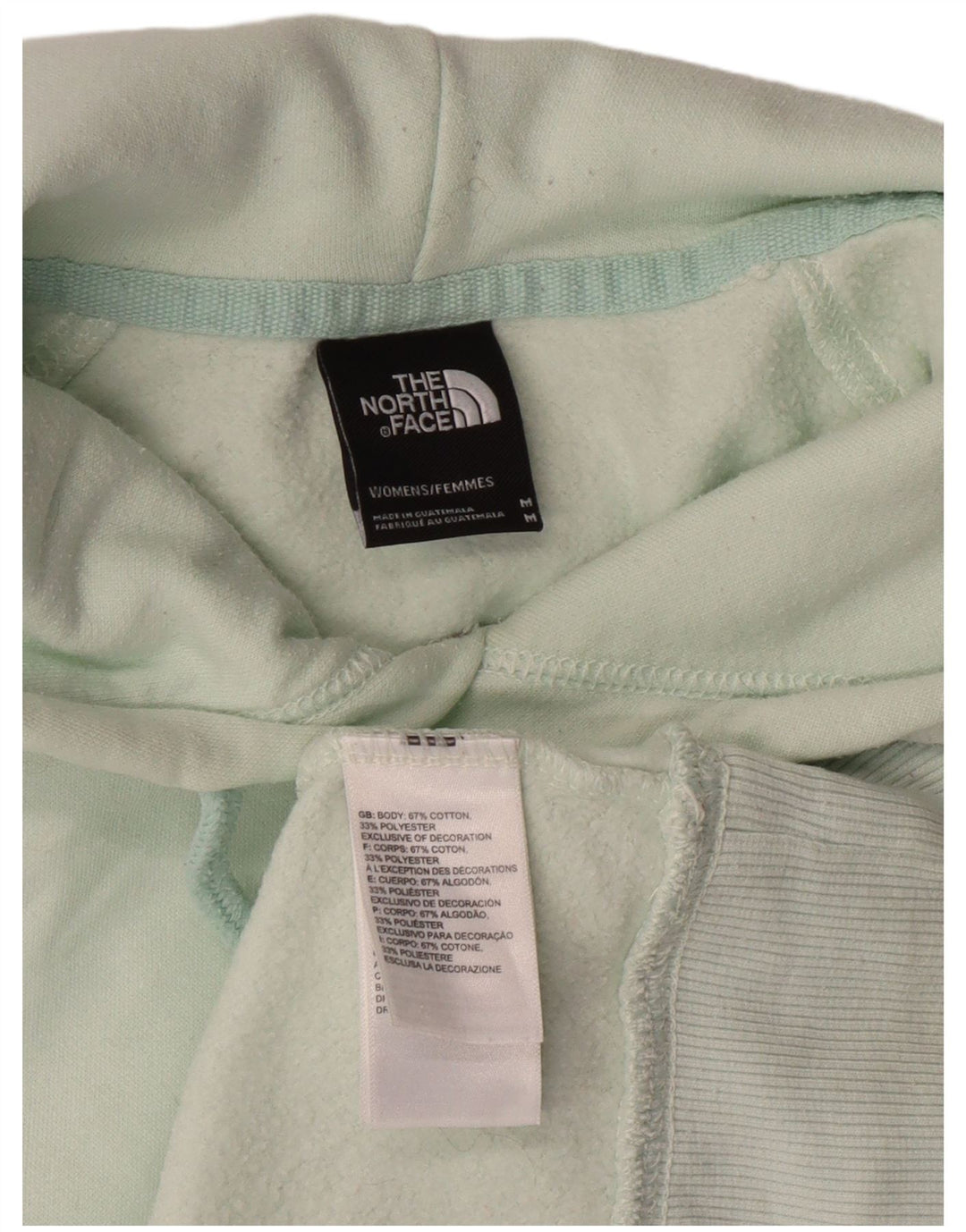 THE NORTH FACE Suéter masculino com capuz e algodão verde médio