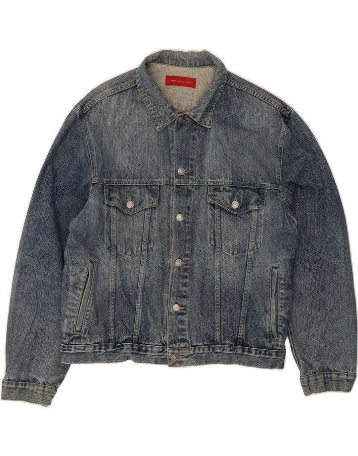 WPM Mens Denim Jacket UK 42 XL Blue Cotton Classic Vintage WPM and Second-Hand WPM from Messina Hembry 