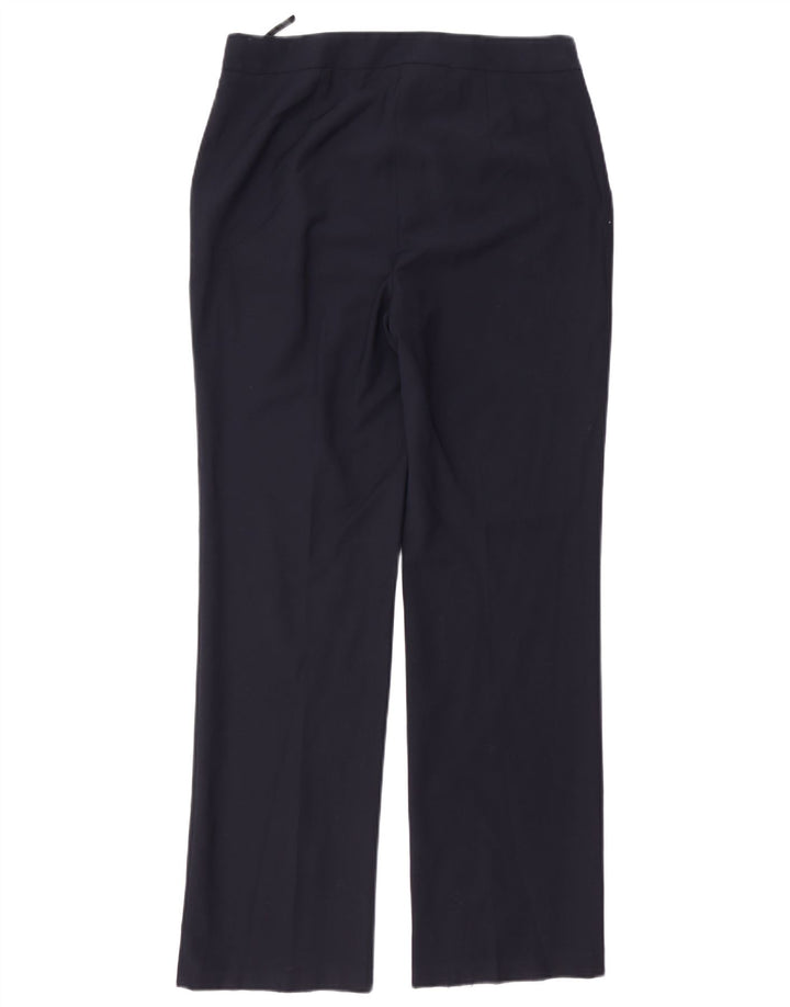 Calça Chino Feminina Marks & Spencer Reino Unido 12 Médio W32 L32 Azul Marinho