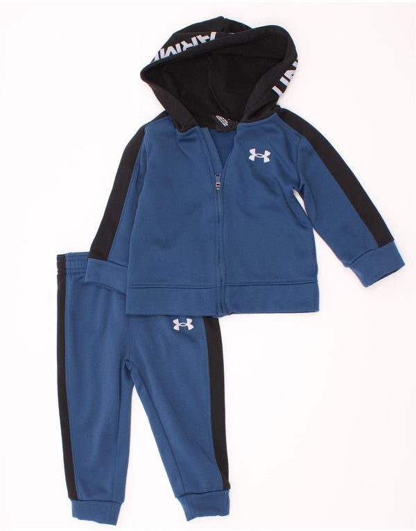 Under Armour Bebê Menino Treino Completo 9-12 Meses Azul Marinho Colorblock