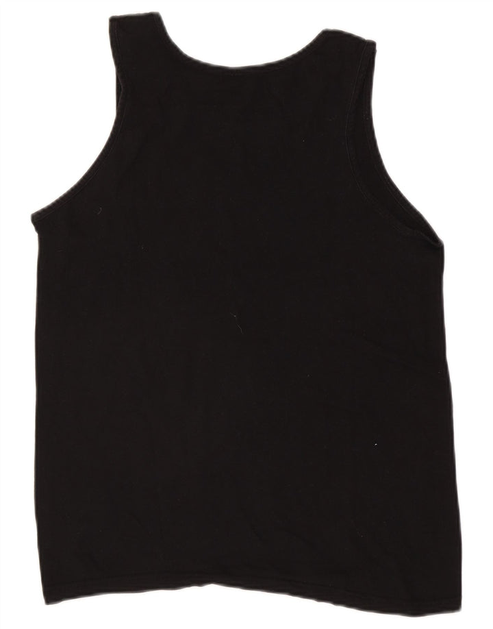 Kappa Colete Masculino Top Médio Preto