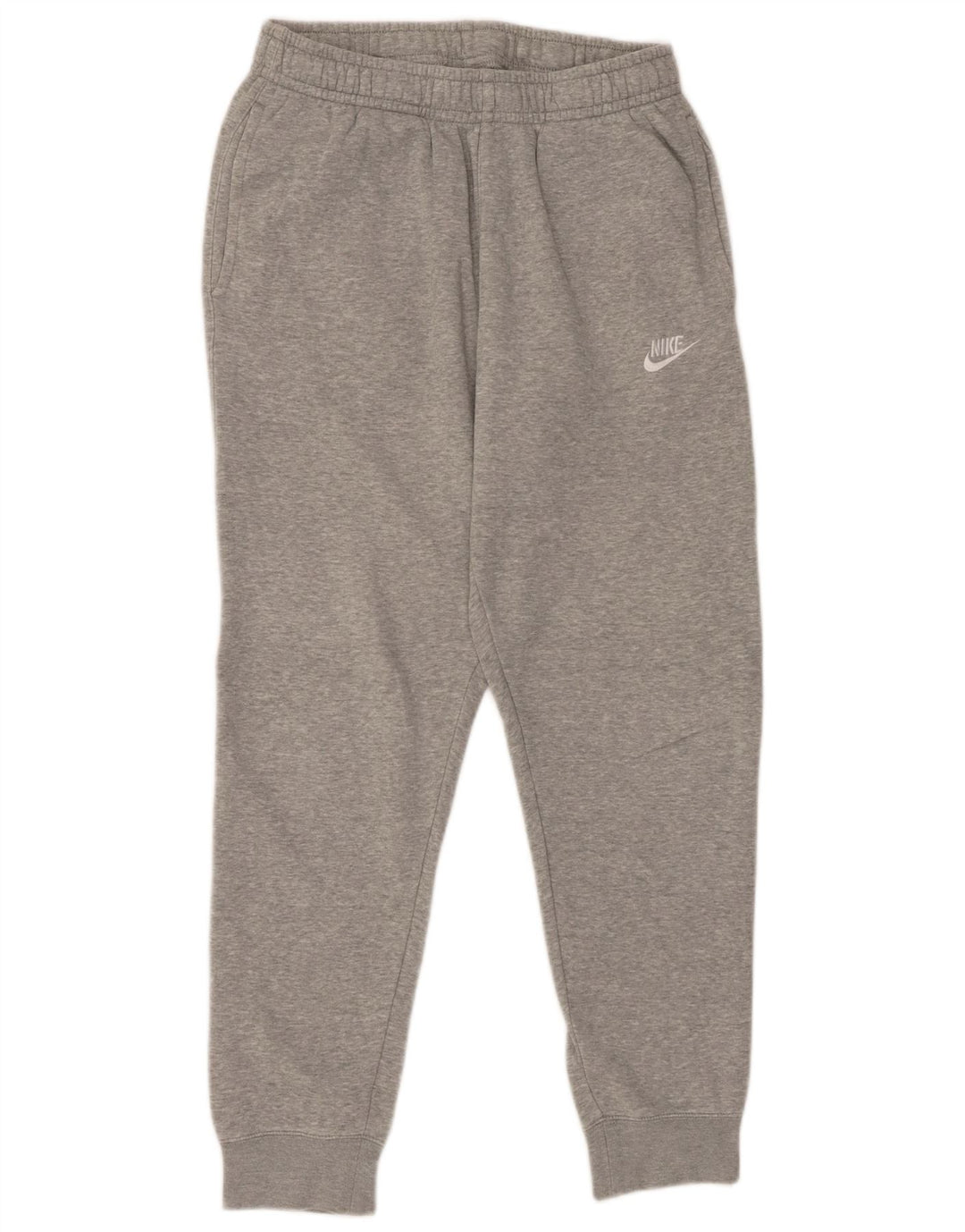 Calça de treino masculina NIKE Joggers pequeno cinza algodão