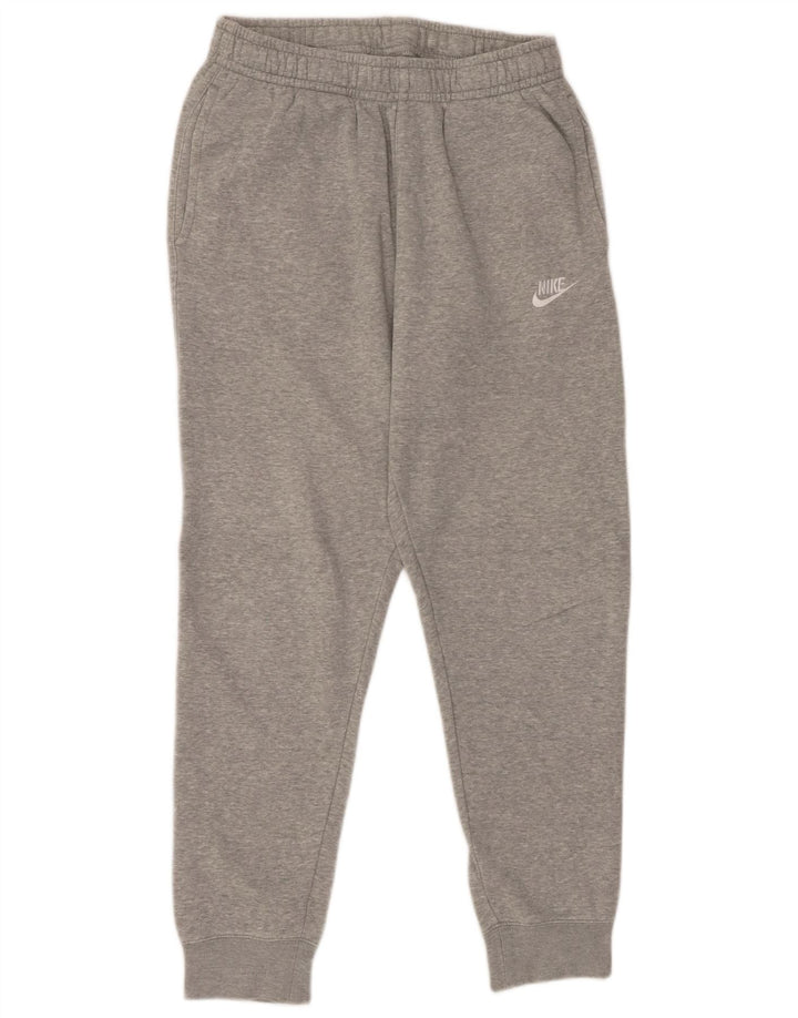 Calça de treino masculina NIKE Joggers pequeno cinza algodão