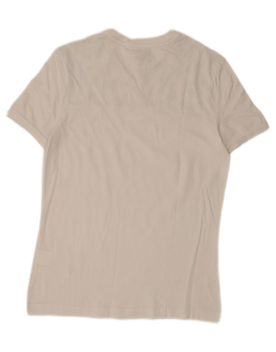 Calvin Klein Jeans Camiseta masculina gráfica Top médio algodão branco