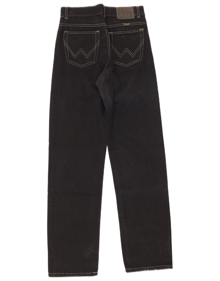 Wrangler Mens Straight Jeans W34 L34 Algodão Preto