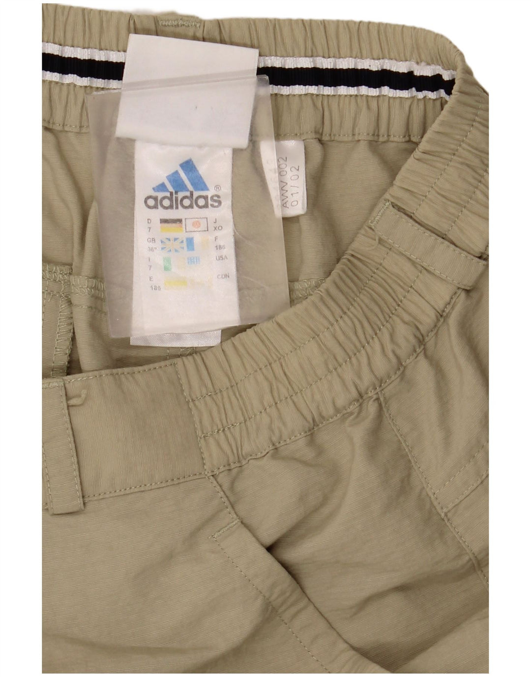 Adidas Mens Chino Shorts W36 Grande Bege Poliamida