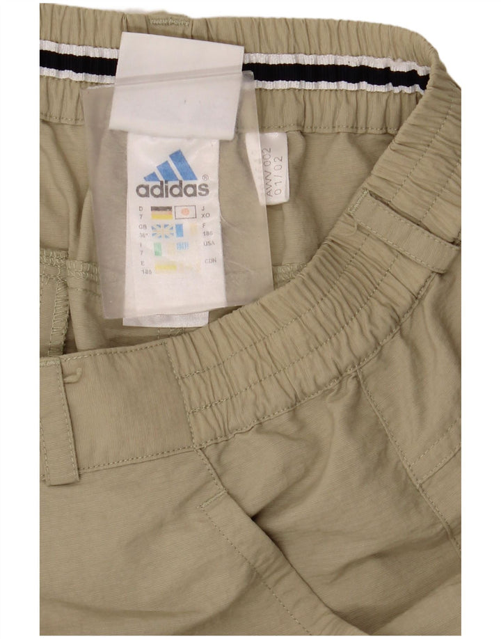 Adidas Mens Chino Shorts W36 Grande Bege Poliamida