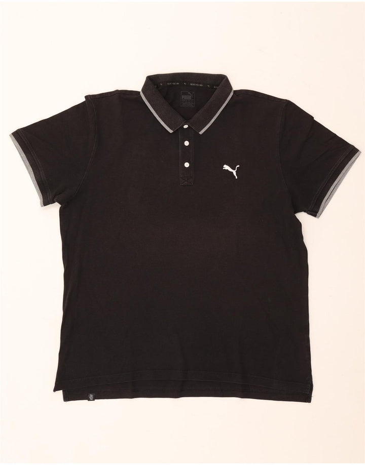 Camisa polo masculina Puma XL algodão preto