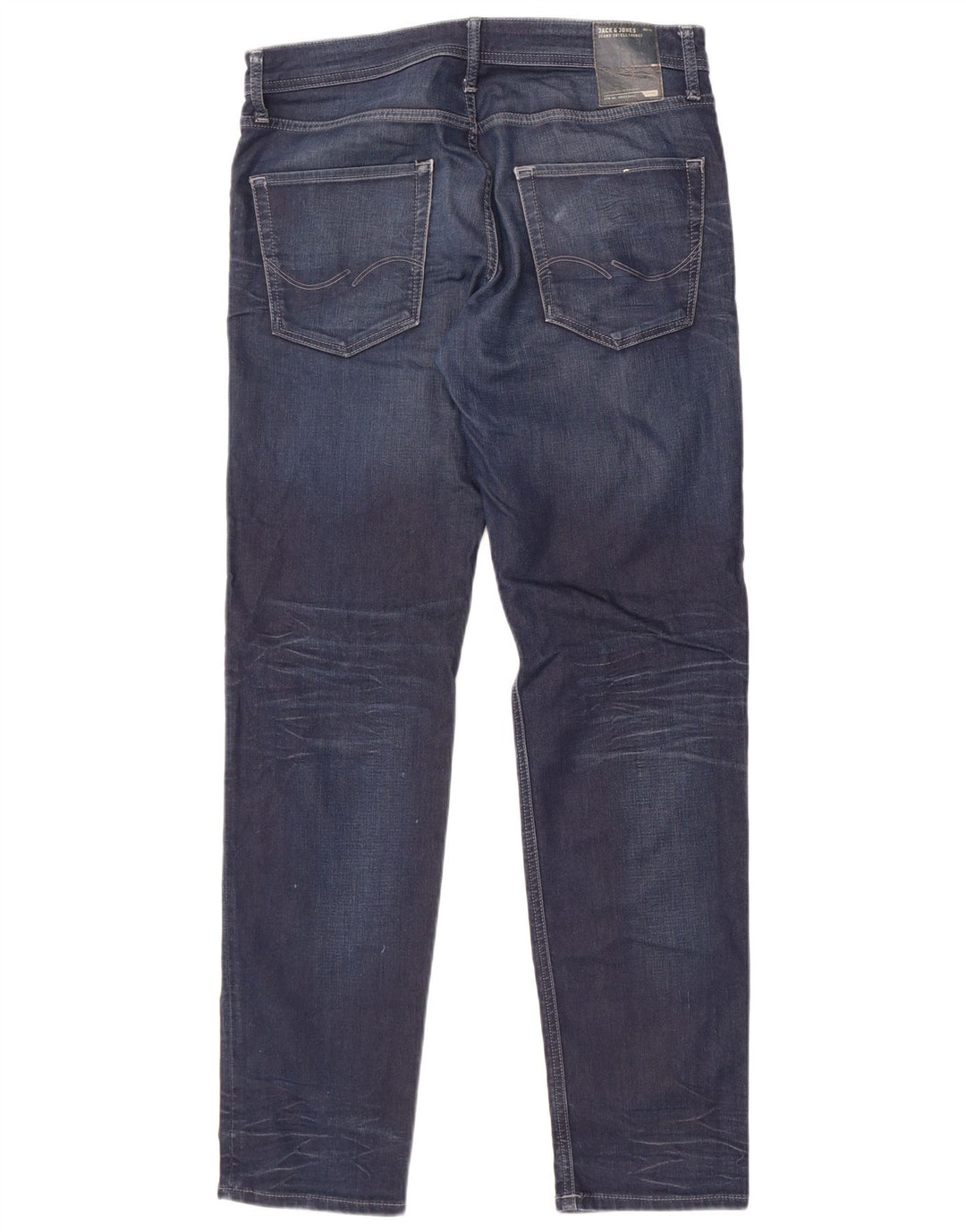 Jack & Jones Mens Slim Jeans W32 L34 Azul Algodão