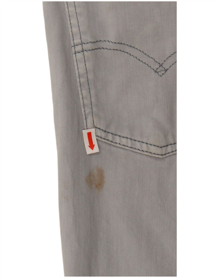 Calça Jeans Levis 511 Slim Masculina W32 L27 Cinza Algodão