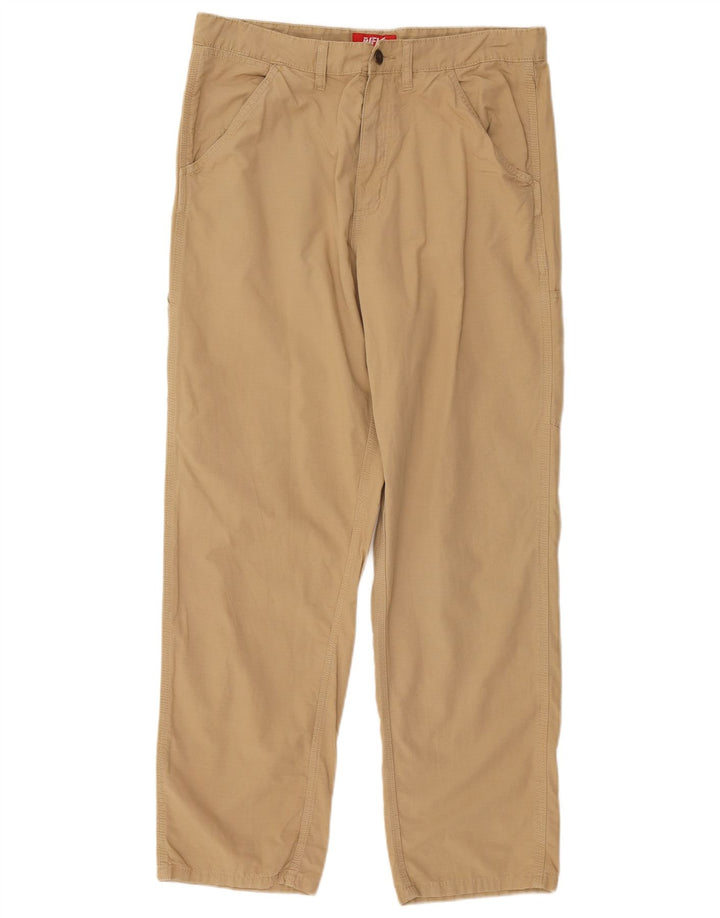 Calça cargo reta masculina RIFLE IT 48 médio W34 L30 bege