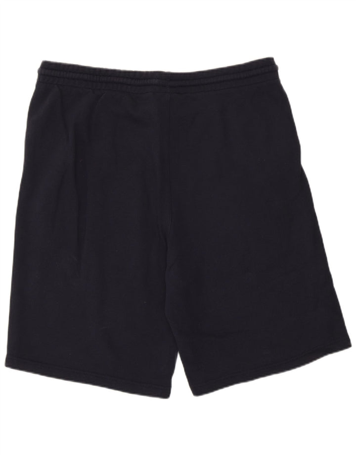 Shorts esportivos masculinos Adidas grandes algodão azul marinho
