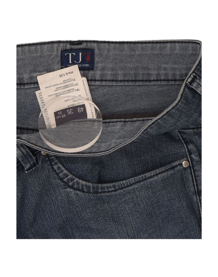 Jeans slim feminino TRUSSARDI W33 L27 algodão azul