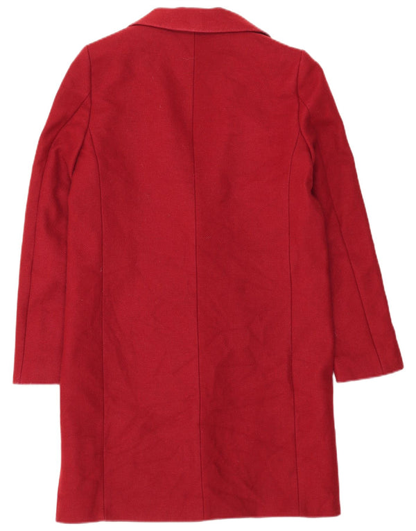 Sobretudo feminino Zara UK 12 vermelho médio