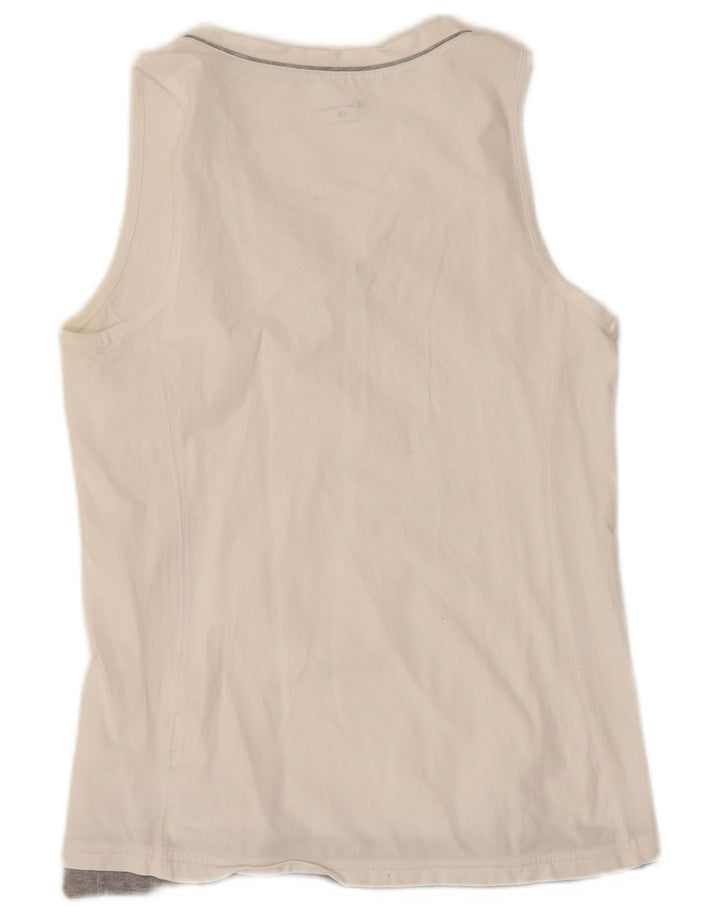 Colete feminino Champion UK 12 médio branco colorblock