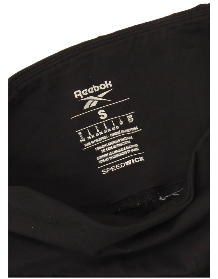 Leggings femininas REEBOK UK 8/10 pequenas pretas