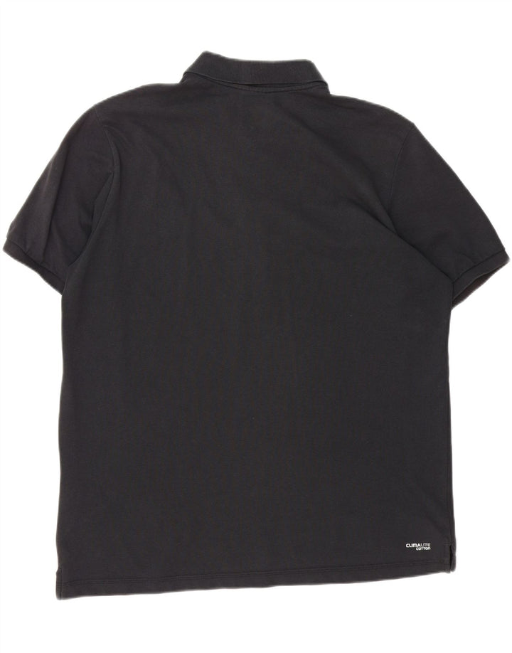 ADIDAS Mens Climalite Polo Shirt XL Black Cotton Vintage Adidas and Second-Hand Adidas from Messina Hembry 