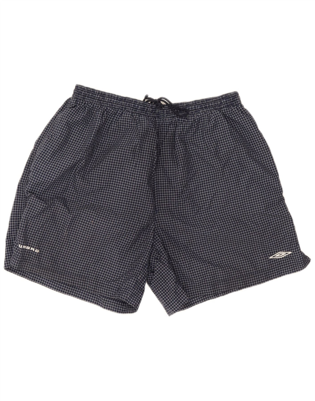 Shorts esportivo masculino Umbro 2XL azul marinho xadrez nylon