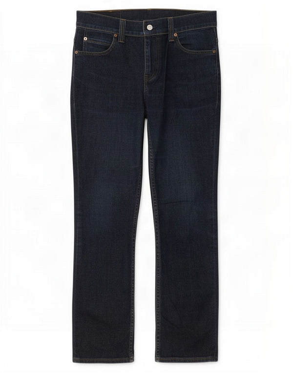 Levi's Masculino 511 Slim Jeans W33 L32 Azul Marinho Algodão