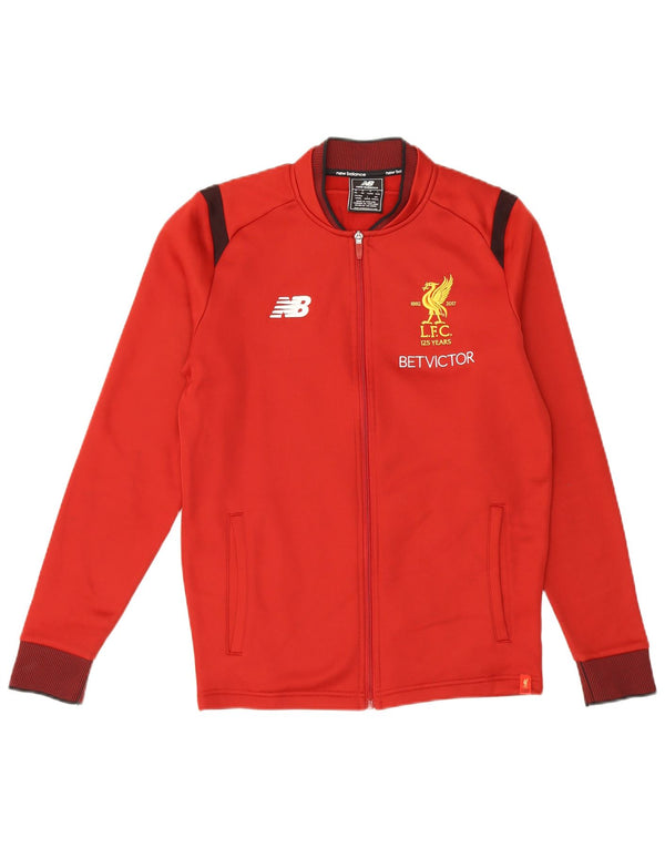 New Balance Masculino Liverpool Graphic Tracksuit Top Jaqueta Médio Vermelho