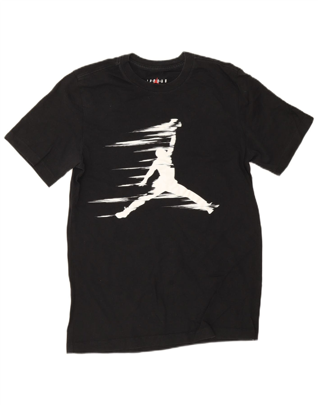 Jordan Camiseta masculina gráfica top pequeno algodão preto