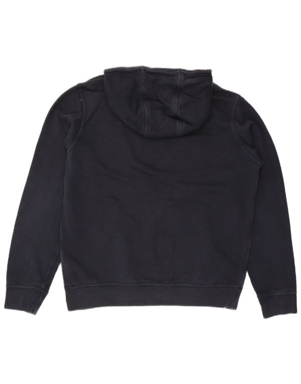 Jumper com capuz masculino Nike grande algodão azul marinho