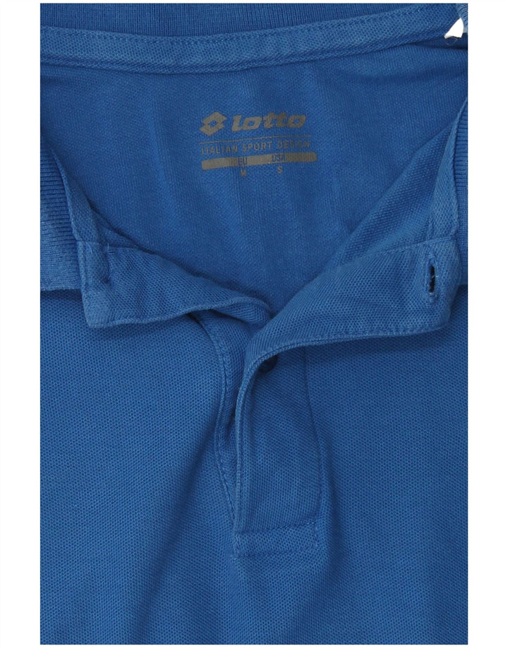 Camisa polo masculina LOTTO pequena azul