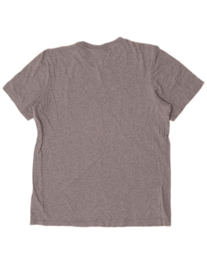 Camiseta Adidas Masculina Graphic Top Cinza Médio Algodão