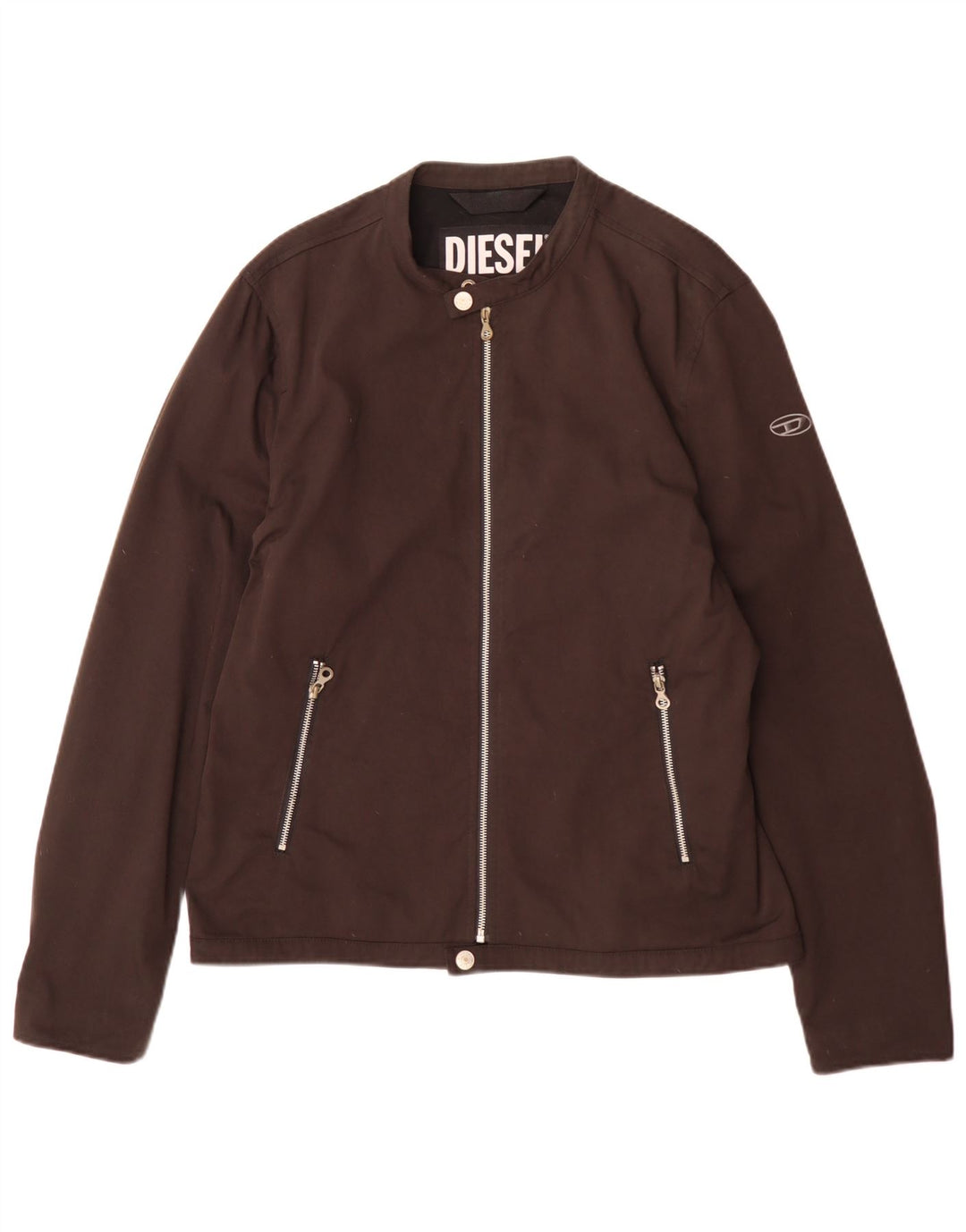 Jaqueta Bomber Masculina Diesel UK 40 Grande Nylon Marrom