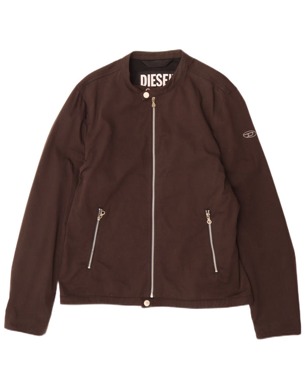 Jaqueta Bomber Masculina Diesel UK 40 Grande Nylon Marrom