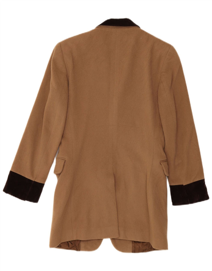 Jaqueta blazer feminina Al Duca D'Aosta Longline 4 botões IT 40 pequena marrom