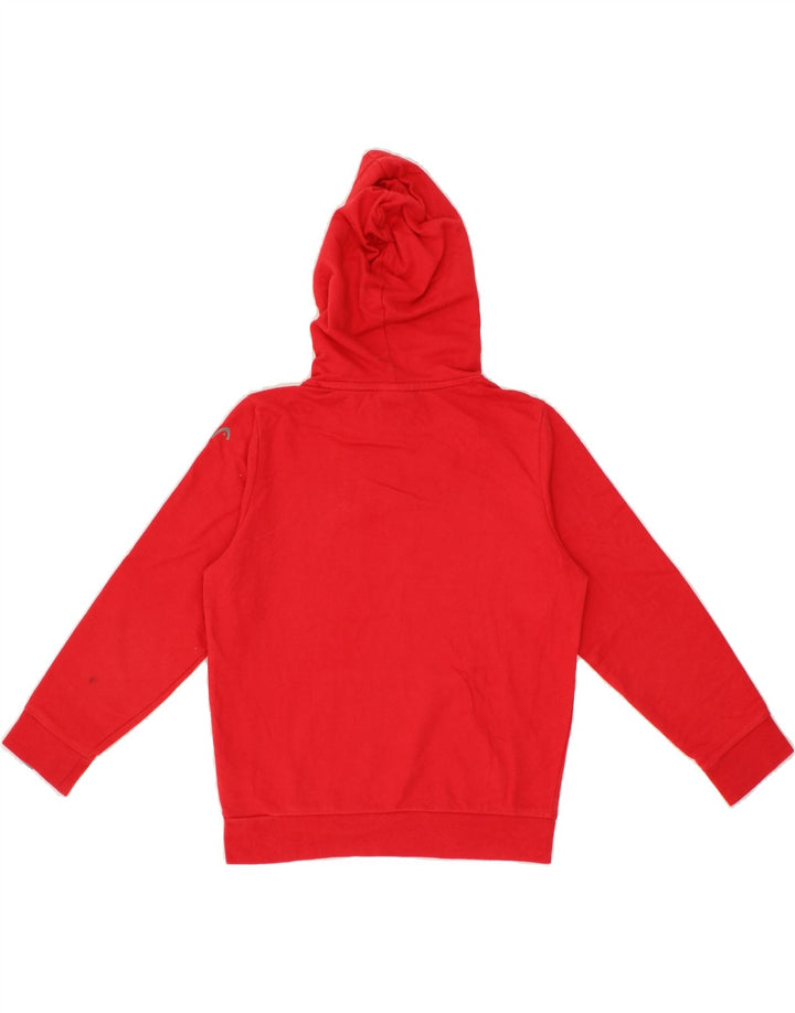 HEAD Boys Graphic Hoodie Jumper 12-13 Years Red Cotton Vintage HEAD and Second-Hand HEAD from Messina Hembry 