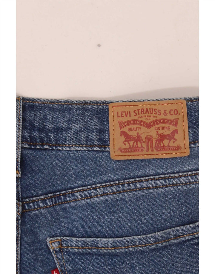 Calça jeans feminina Levi's 724 High Rise Straight W28 L28 Azul