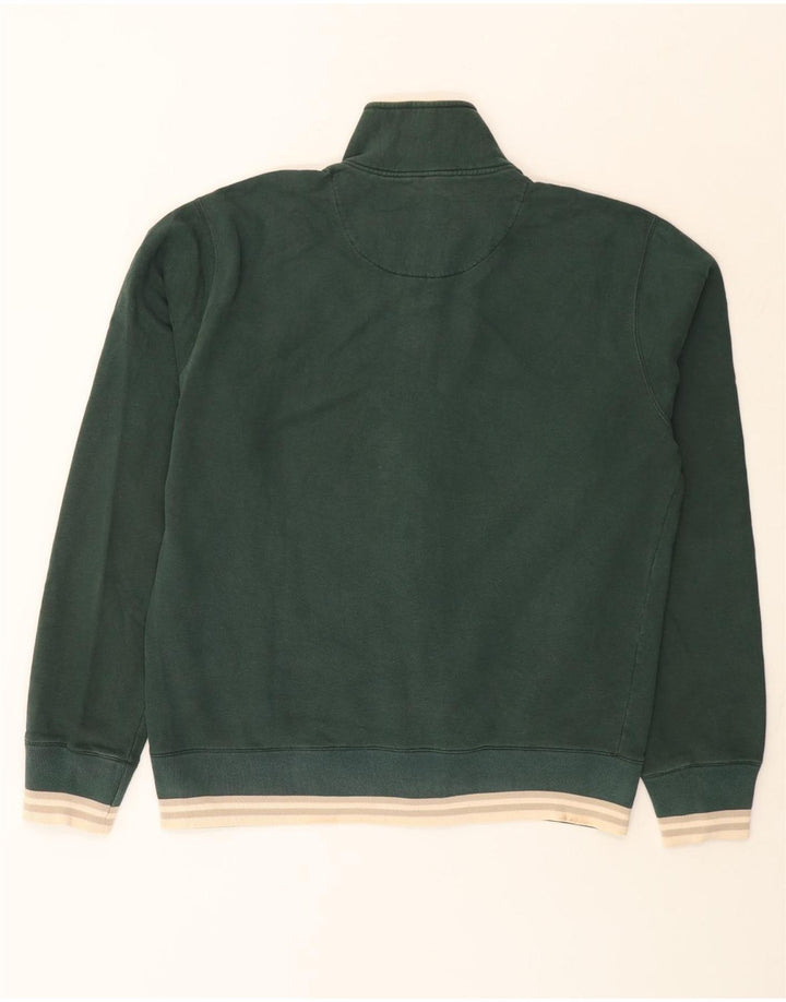 Chervo Mens Graphic Tracksuit Top Jacket IT 52 Grande Algodão Verde
