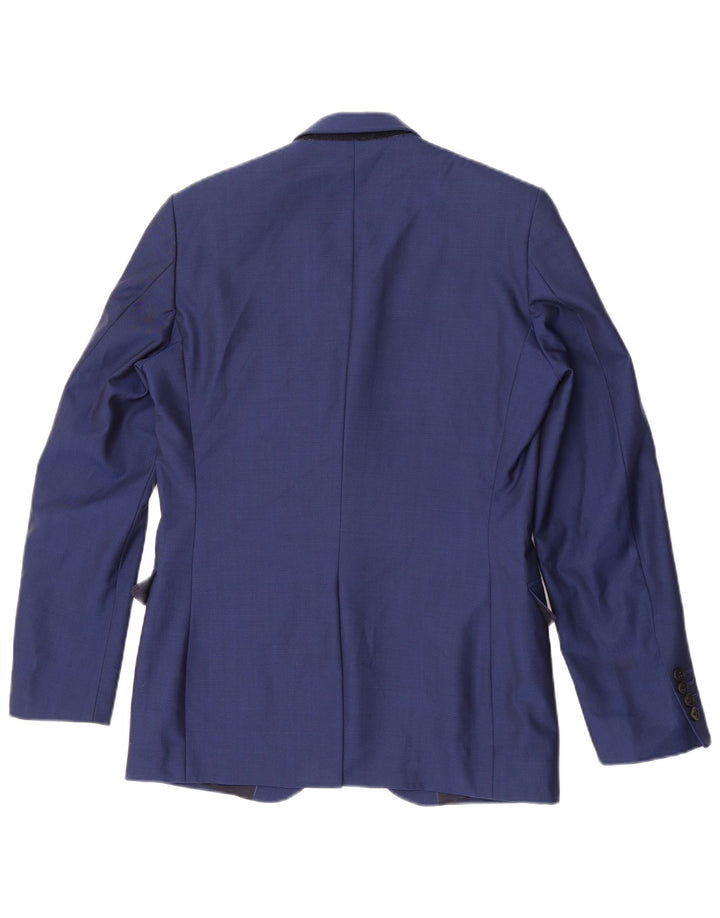 Jaqueta Blazer Masculina Reiss com 1 Botão Reino Unido 36 Pequena Azul Marinho