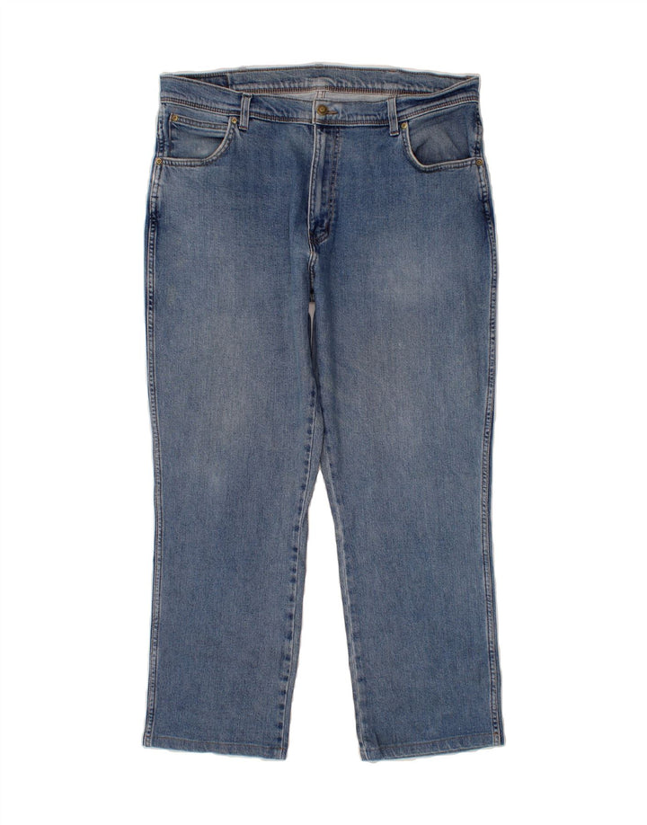 WRANGLER Mens Straight Jeans W38 L28 Blue Cotton Vintage Wrangler and Second-Hand Wrangler from Messina Hembry 