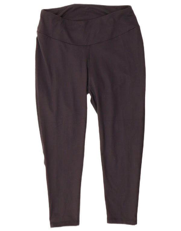 Leggings Adidas Aeroready Crop Femininas UK 20/22 XL Preto