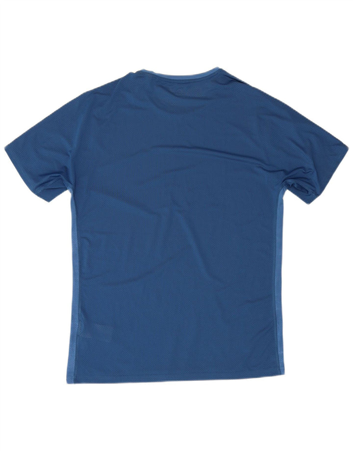 Camiseta masculina Reebok Top médio azul nylon