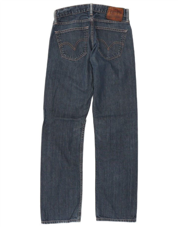 Levi's Masculino 514 Straight Slim Jeans W29 L32 Azul Algodão