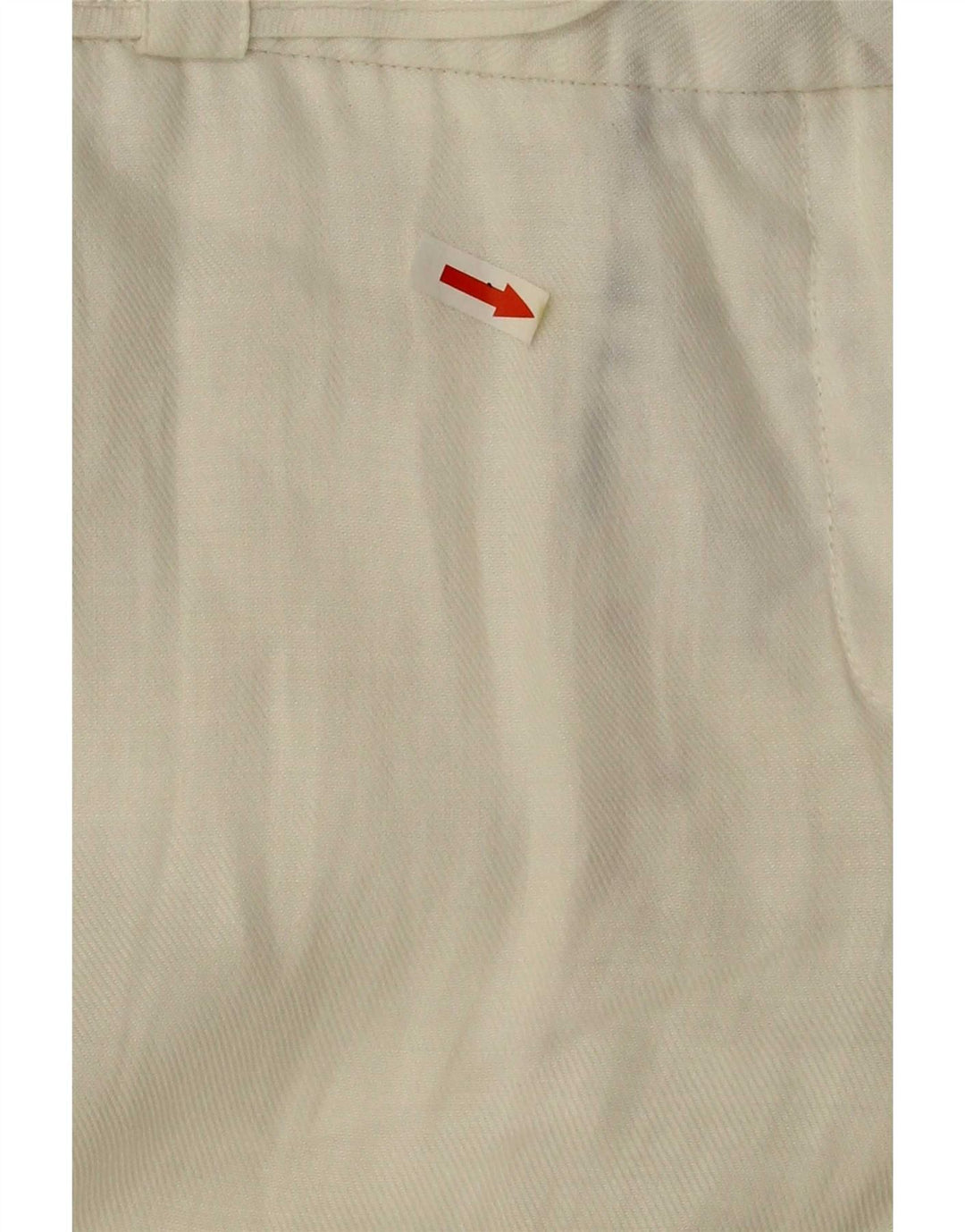 Zara Calça feminina Bootcut Chino EU 38 Pequeno W28 L32 Branco