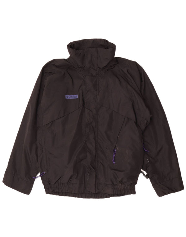Jaqueta corta-vento masculina Columbia Whirlibird Loose Fit Reino Unido 36 pequena preta