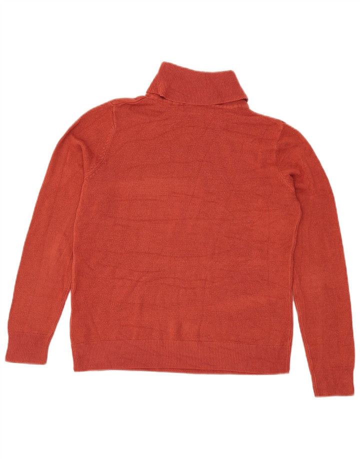 Suéter feminino Marks & Spencer com gola redonda Reino Unido 10 pequeno Borgonha
