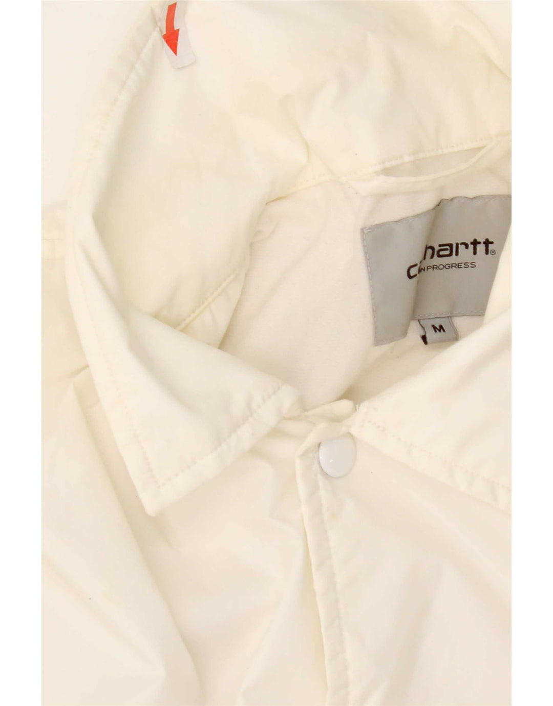 Jaqueta de chuva masculina Carhartt Graphic UK 38 médio branco nylon
