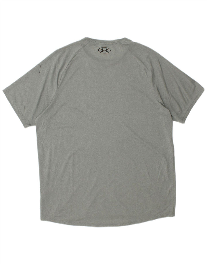 Camiseta masculina UNDER ARMOUR grande poliéster verde